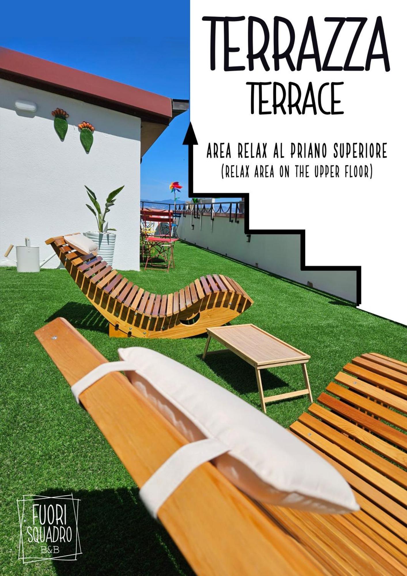 רג'יו די קאלאבריה B&B Fuori Squadro - In Centro Con Terrazza Relax Vista Mare מראה חיצוני תמונה
